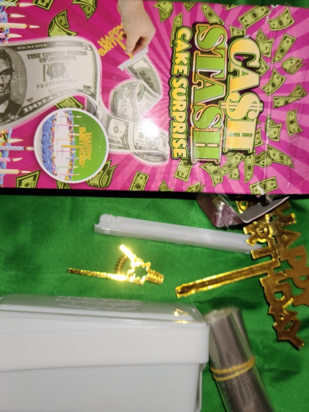 Best Party Ever Cash Stash Cake Surprise kit